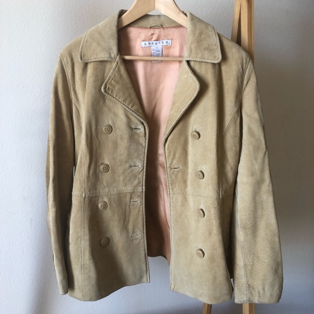 Suede Leather Jacket by Rubbish